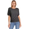 image:imageHybrid amp Company Womens Super Comfy Boat Neck Dolman Top ShirtCharcoal