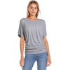 image:imageHybrid amp Company Womens Super Comfy Boat Neck Dolman Top ShirtHeather Gr