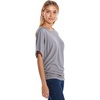 image:imageHybrid amp Company Womens Super Comfy Boat Neck Dolman Top ShirtHeather Gr
