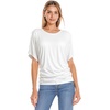 image:imageHybrid amp Company Womens Super Comfy Boat Neck Dolman Top ShirtIvory