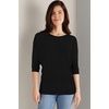 image:imageHybrid amp Company Womens Super Comfy Boat Neck Dolman Top ShirtLong Sleeveblack