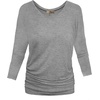 image:imageHybrid amp Company Womens Super Comfy Boat Neck Dolman Top ShirtLong Sleevehgrey