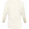image:imageHybrid amp Company Womens Super Comfy Boat Neck Dolman Top ShirtLong Sleeveivory