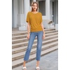 image:imageHybrid amp Company Womens Super Comfy Boat Neck Dolman Top ShirtMustard