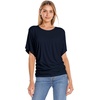 image:imageHybrid amp Company Womens Super Comfy Boat Neck Dolman Top ShirtNavy