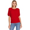 image:imageHybrid amp Company Womens Super Comfy Boat Neck Dolman Top ShirtRed
