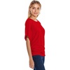 image:imageHybrid amp Company Womens Super Comfy Boat Neck Dolman Top ShirtRed