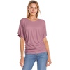 image:imageHybrid amp Company Womens Super Comfy Boat Neck Dolman Top ShirtRose