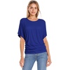 image:imageHybrid amp Company Womens Super Comfy Boat Neck Dolman Top ShirtRoyal