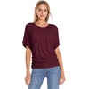 image:imageHybrid amp Company Womens Super Comfy Boat Neck Dolman Top ShirtWine