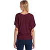 image:imageHybrid amp Company Womens Super Comfy Boat Neck Dolman Top ShirtWine