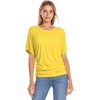image:imageHybrid amp Company Womens Super Comfy Boat Neck Dolman Top ShirtYellow
