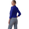 image:imageHybrid amp Company Womens Office Blazer Jacket  Nylon ponte de roma fabric open front design tailored fit versatile style for office work and casual business wearJk11331073troyal