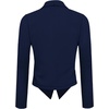 image:imageHybrid amp Company Ruched Sleeve Blazer  Lightweight fabric open front silhouette classic ruched sleeves suitable for office business casual and everyday wearNavy9789