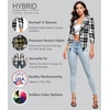 image:imageHybrid amp Company Ruched Sleeve Blazer  Lightweight fabric open front silhouette classic ruched sleeves suitable for office business casual and everyday wear11396blkivo