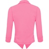 image:imageHybrid amp Company Ruched Sleeve Blazer  Lightweight fabric open front silhouette classic ruched sleeves suitable for office business casual and everyday wearNeon Pink