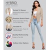 image:imageHybrid amp Company Ruched Sleeve Blazer  Lightweight fabric open front silhouette classic ruched sleeves suitable for office business casual and everyday wearStone