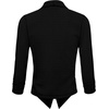 image:imageHybrid amp Company Ruched Sleeve Blazer  Lightweight fabric open front silhouette classic ruched sleeves suitable for office business casual and everyday wearBlack