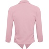 image:imageHybrid amp Company Ruched Sleeve Blazer  Lightweight fabric open front silhouette classic ruched sleeves suitable for office business casual and everyday wearPeach