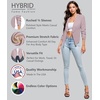 image:imageHybrid amp Company Ruched Sleeve Blazer  Lightweight fabric open front silhouette classic ruched sleeves suitable for office business casual and everyday wearMauve