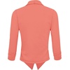 image:imageHybrid amp Company Ruched Sleeve Blazer  Lightweight fabric open front silhouette classic ruched sleeves suitable for office business casual and everyday wearCoral
