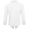 image:imageHybrid amp Company Ruched Sleeve Blazer  Lightweight fabric open front silhouette classic ruched sleeves suitable for office business casual and everyday wearIvory