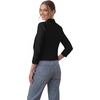 image:imageHybrid amp Company Ruched Sleeve Blazer  Lightweight fabric open front silhouette classic ruched sleeves suitable for office business casual and everyday wear1073tblack