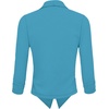 image:imageHybrid amp Company Ruched Sleeve Blazer  Lightweight fabric open front silhouette classic ruched sleeves suitable for office business casual and everyday wearTurquoise