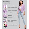 image:imageHybrid amp Company Ruched Sleeve Blazer  Lightweight fabric open front silhouette classic ruched sleeves suitable for office business casual and everyday wearLilac