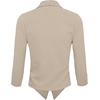 image:imageHybrid amp Company Ruched Sleeve Blazer  Lightweight fabric open front silhouette classic ruched sleeves suitable for office business casual and everyday wearStone