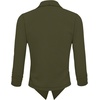 image:imageHybrid amp Company Ruched Sleeve Blazer  Lightweight fabric open front silhouette classic ruched sleeves suitable for office business casual and everyday wearOlive