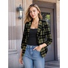 image:imageHybrid amp Company Womens Open Front Blazer  Lightweight blazer fabric open front design 34 ruched sleeves classic work jacket for office casual wear daily styling11396blkoli