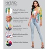 image:imageHybrid amp Company Womens Open Front Blazer  Lightweight blazer fabric open front design 34 ruched sleeves classic work jacket for office casual wear daily styling7701yellow Mul
