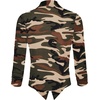 image:imageHybrid amp Company Womens Open Front Blazer  Lightweight blazer fabric open front design 34 ruched sleeves classic work jacket for office casual wear daily styling10188camouflage