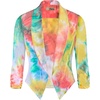 image:imageHybrid amp Company Womens Open Front Blazer  Lightweight blazer fabric open front design 34 ruched sleeves classic work jacket for office casual wear daily styling7701yellow Mul