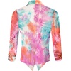 image:imageHybrid amp Company Womens Open Front Blazer  Lightweight blazer fabric open front design 34 ruched sleeves classic work jacket for office casual wear daily styling7701coralmulti