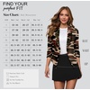 image:imageHybrid amp Company Womens Open Front Blazer  Lightweight blazer fabric open front design 34 ruched sleeves classic work jacket for office casual wear daily styling10188camouflage