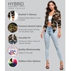 image:imageHybrid amp Company Womens Open Front Blazer  Lightweight blazer fabric open front design 34 ruched sleeves classic work jacket for office casual wear daily styling10188camouflage