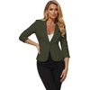 image:imageHybrid amp Company Womens Ponte Cardigan Blazer  Lightweight stretch ponte fabric open cardigan style polished fit suitable for office work and business casualOlive