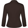 image:imageHybrid amp Company Womens Ponte Cardigan Blazer  Lightweight stretch ponte fabric open cardigan style polished fit suitable for office work and business casualBrown