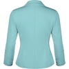 image:imageHybrid amp Company Womens Ponte Cardigan Blazer  Lightweight stretch ponte fabric open cardigan style polished fit suitable for office work and business casualAqua