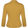 image:imageHybrid amp Company Womens Ponte Cardigan Blazer  Lightweight stretch ponte fabric open cardigan style polished fit suitable for office work and business casualMustard