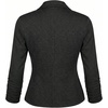 image:imageHybrid amp Company Womens Ponte Cardigan Blazer  Lightweight stretch ponte fabric open cardigan style polished fit suitable for office work and business casualCharcoal