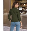 image:imageHybrid amp Company Womens Ponte Cardigan Blazer  Lightweight stretch ponte fabric open cardigan style polished fit suitable for office work and business casualOlive