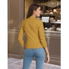 image:imageHybrid amp Company Womens Ponte Cardigan Blazer  Lightweight stretch ponte fabric open cardigan style polished fit suitable for office work and business casualMustard