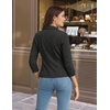 image:imageHybrid amp Company Womens Ponte Cardigan Blazer  Lightweight stretch ponte fabric open cardigan style polished fit suitable for office work and business casualCharcoal