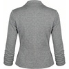 image:imageHybrid amp Company Womens Ponte Cardigan Blazer  Lightweight stretch ponte fabric open cardigan style polished fit suitable for office work and business casualHeather Grey