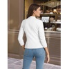 image:imageHybrid amp Company Womens Ponte Cardigan Blazer  Lightweight stretch ponte fabric open cardigan style polished fit suitable for office work and business casualWhite