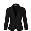 image:imageHybrid amp Company Womens Ponte Cardigan Blazer  Lightweight stretch ponte fabric open cardigan style polished fit suitable for office work and business casualBlack